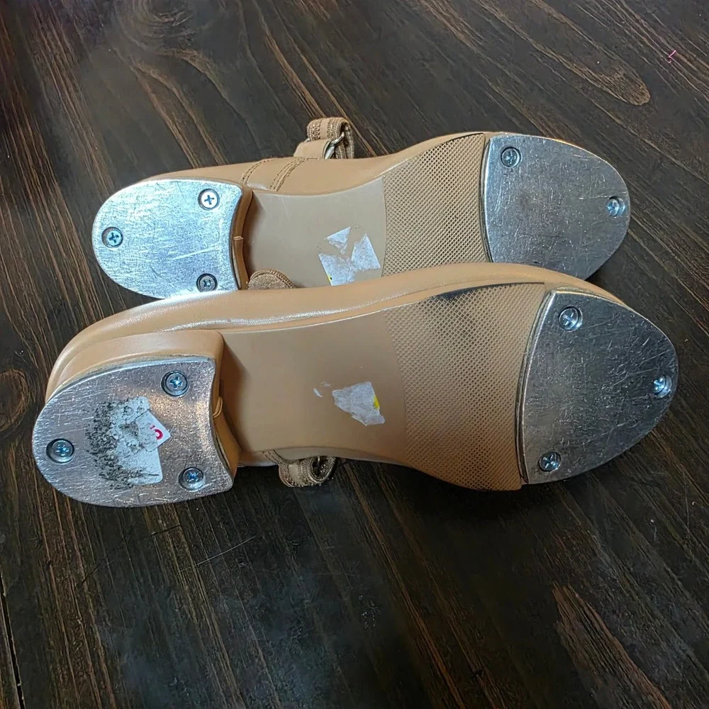 Foralod Mary Jane Tap Shoes for Girls size 3.5 Dance Shoes